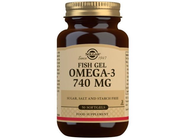 Solgar Fish Gel Omega-3 740Mg 50 Perlas