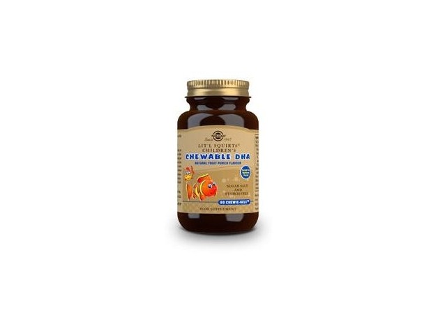 Solgar Dha Masticable Sabor Fruta 90Caps