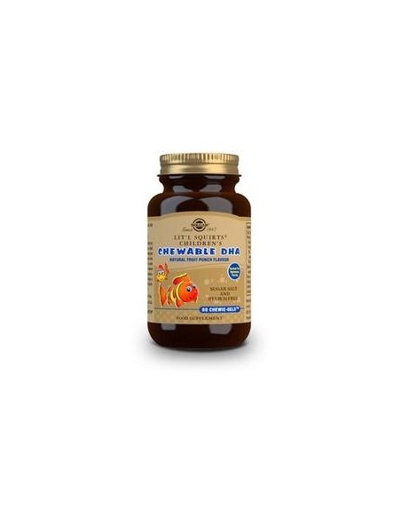 Solgar Dha Masticable Sabor Fruta 90Caps