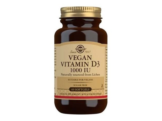 Vitamina D3 Vegana 1000Ui Cápsulas Blandas 60 U