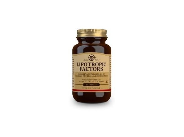 Factores Lipotropicos 50Comp Solgar