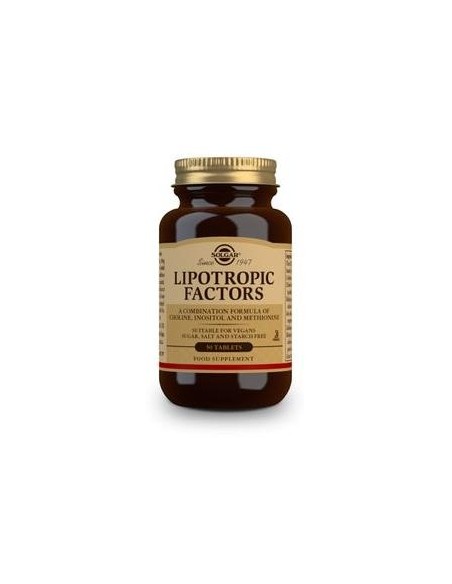 Factores Lipotropicos 50Comp Solgar