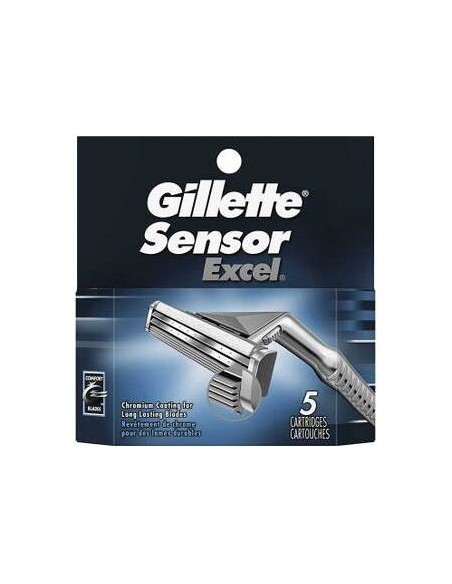 Gillette Sensor Excel Cargador Recambios 5Uds