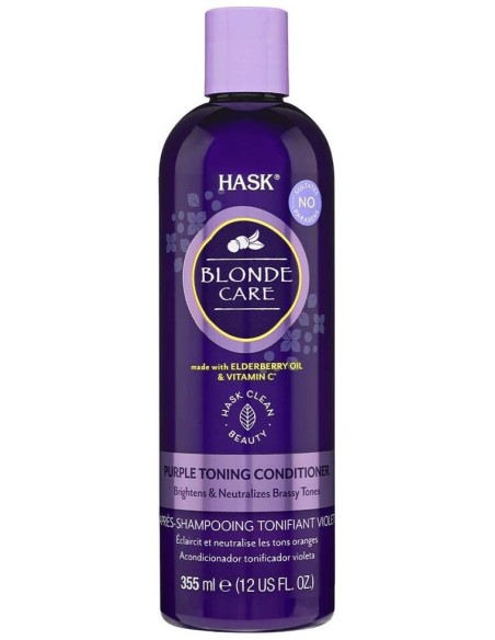 Hask Blonde Care Purple Toning Conditioner 355Ml