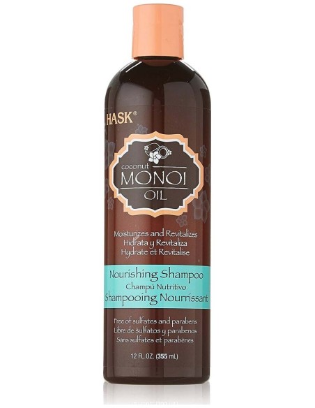 Hask Monoi Champú Aceite De Coco Nutritivo 355Ml