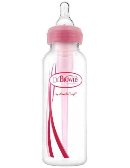 Biberon Options B/Estre Sili Redon +0M 250Ml Rosa