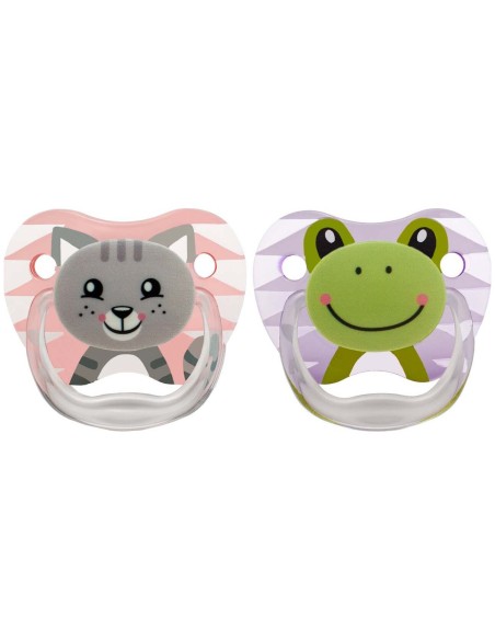 Dr Brown'S Prevent Animal Faces Chupete Infantil 0-6M 2Uds