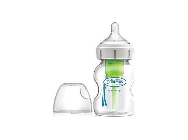 Dr. Brown'S Biberon Vidrio Anticolico Tetina...