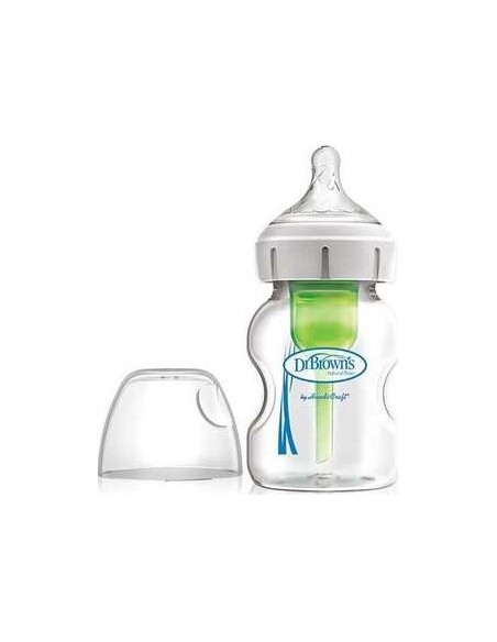 Dr. Brown'S Biberon Vidrio Anticolico Tetina Silicona 120Ml