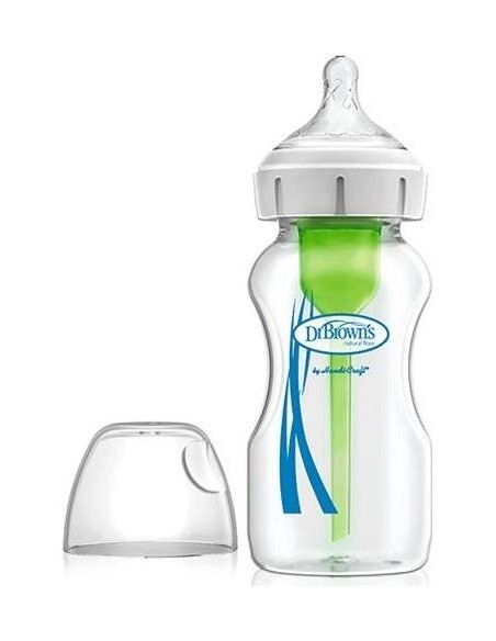 Dr. Brown'S Options+ Glass Feeding Bottle Wide Neck 270Ml 1Ud