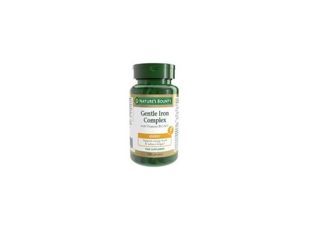 Nature'S Bounty Hierro Gentle Complex Con Vit C...