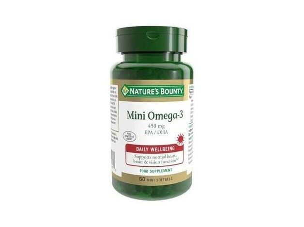 Nature'S Bounty Mini Omega 3 450Mg 60Caps