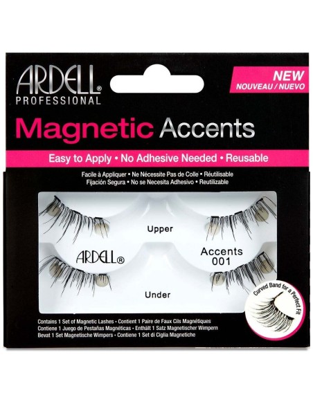 Ardell Kit Magnetic Accents Pestañas Postizas 001 Negro
