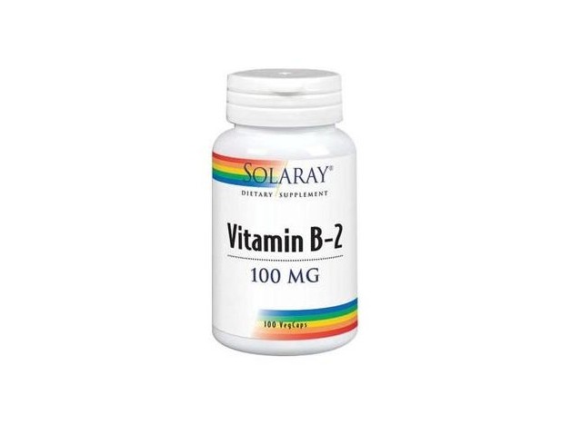 Solaray Vitamina B2 100Mg 100Caps