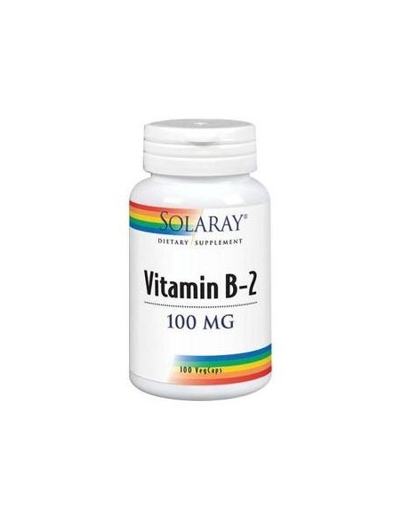 Solaray Vitamina B2 100Mg 100Caps