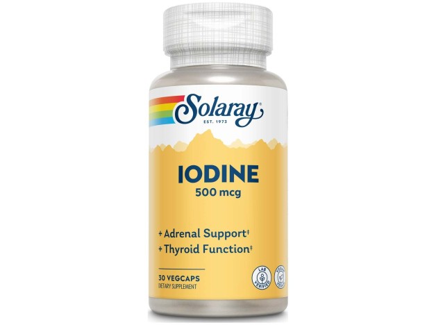 Solaray Iodine 500Mcg 30Caps