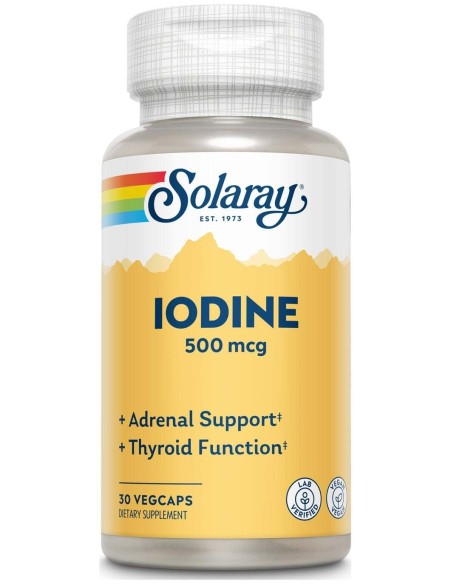 Solaray Iodine 500Mcg 30Caps