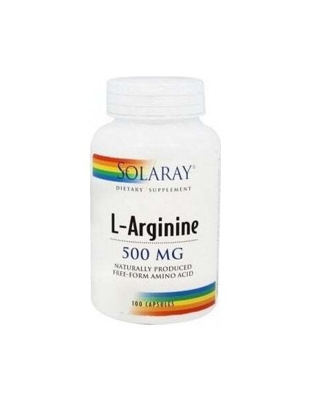 Solaray L Arginine 500Mg 100Caps