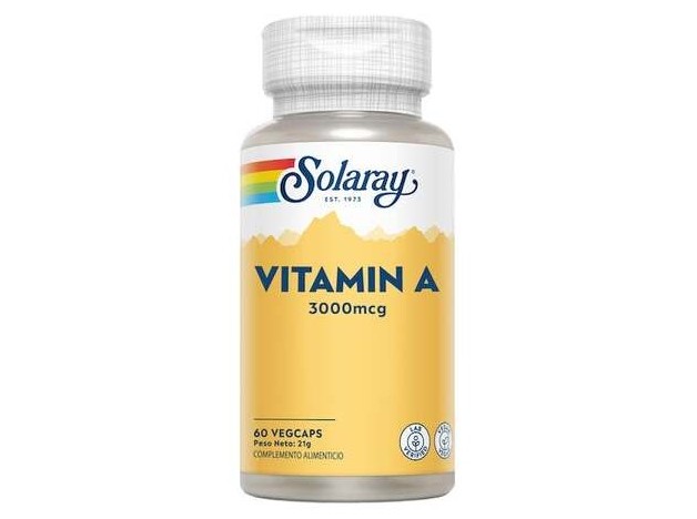 Solaray Vitamina A 3000Mcg 60Caps