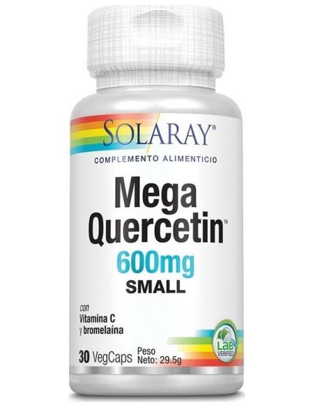 Solaray Mega Quercetin 600Mg 30Vegcaps