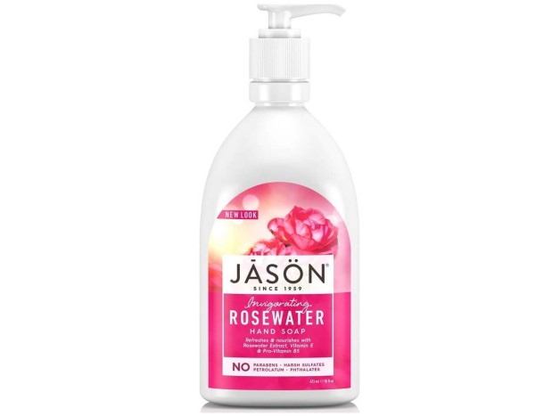 Satin Soap Jabon De Manos Agua De Rosas 473Ml.