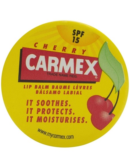 Carmex Bálsamo Labial Hidratante Tarro De Cereza Spf 15, 7,5 G