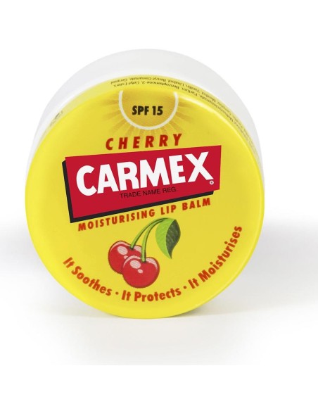 Carmex Bálsamo Labial Hidratante Tarro De Cereza Spf 15, 7,5 G