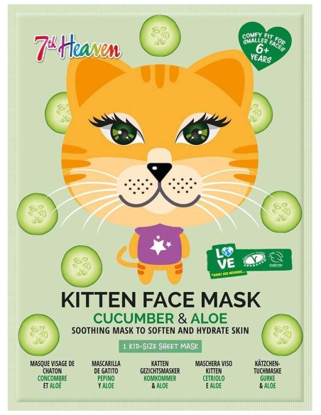 Montagne Jeunesse Animal Mask Kitty 1Ud