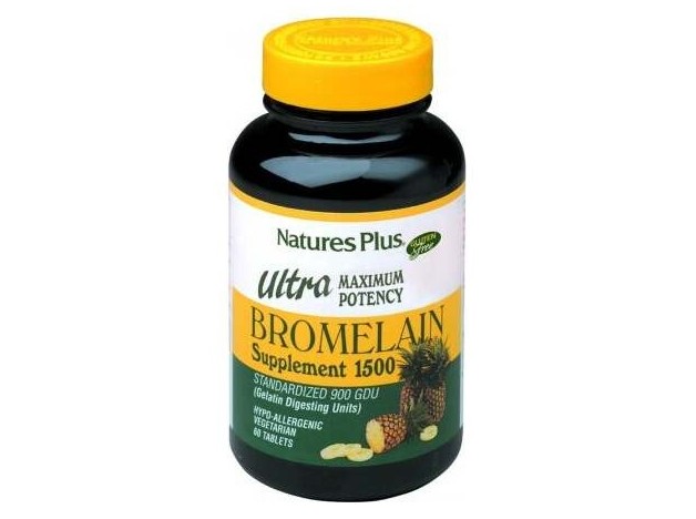 Nature'S Plus Ultra Bromelania 1500Mg 60Comp