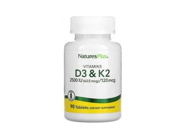 Natures Plus Vitamina D3 2500Ui Vitamina K2...