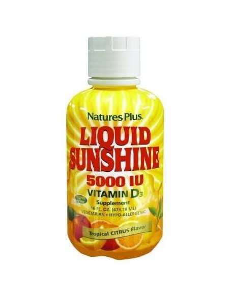 Natures Plus Vitamina D3 Liquid Sunshine 473 18Ml