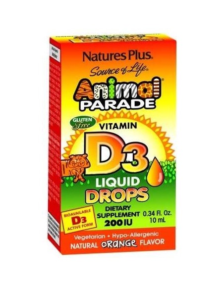 Nature'S Plus Animal Parade D3 10Ml