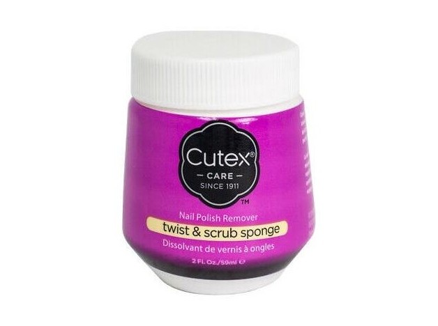 Cutex Sponge Polish Remover Twist %26 Scrub 52 Ml