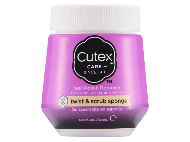 Cutex Sponge Polish Remover Twist %26 Scrub 52 Ml