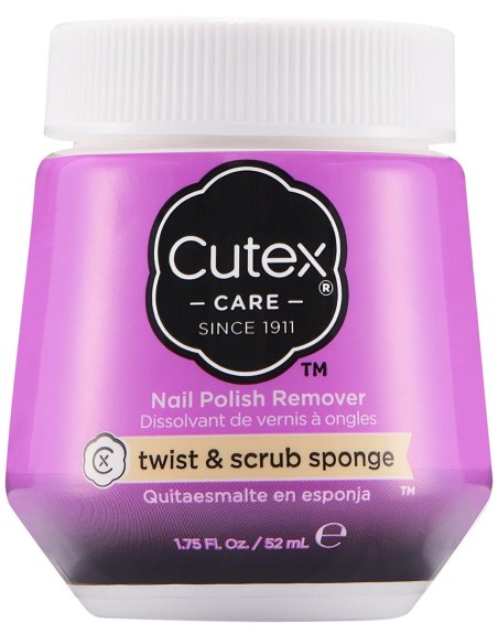 Cutex Sponge Polish Remover Twist %26 Scrub 52 Ml