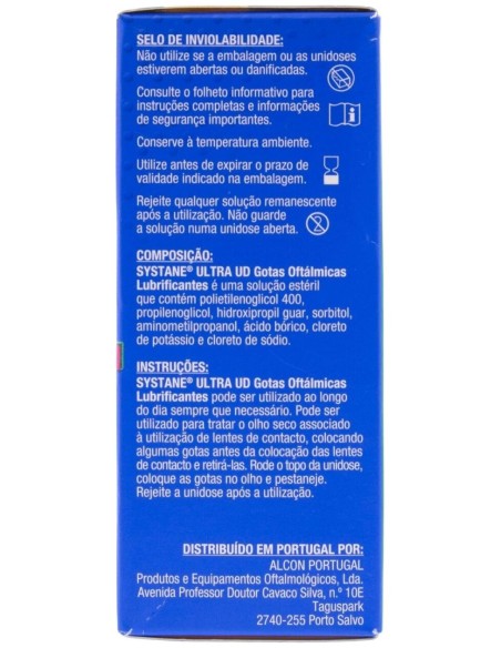 Systane Ultra Ud Gotas Oftálmicas Lubricantes, 30 Uds