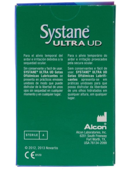 Systane Ultra Ud Gotas Oftálmicas Lubricantes, 30 Uds