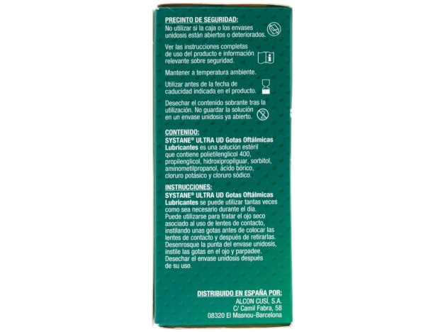 Systane Ultra Ud Gotas Oftálmicas Lubricantes,...