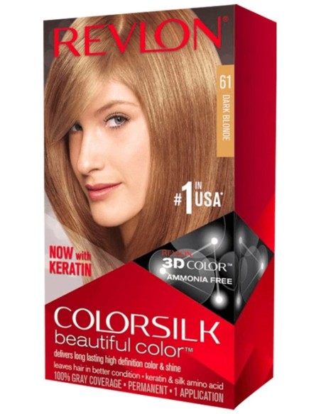 Revlon Kit Tinte Colorsilk 61 Rubio Oscuro