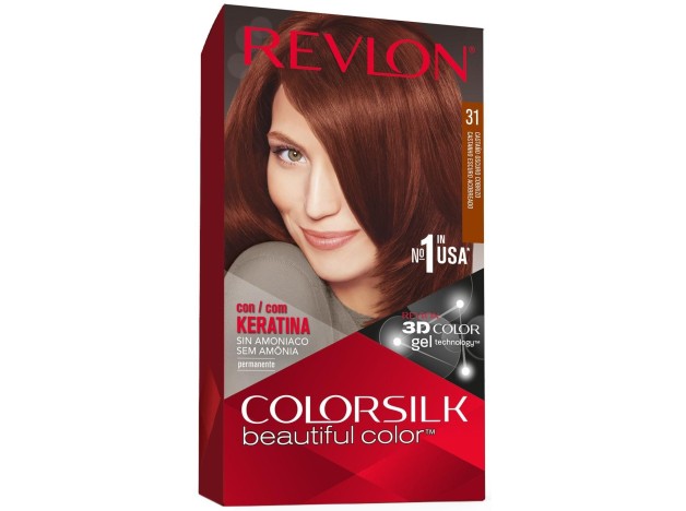 Revlon Kit Tinte Colorsilk 31 Castaño Oscuro...