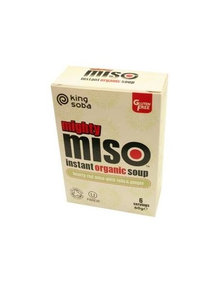 Sopa Miso Tofu+Jengibre Instant 6Sbrsx10Gr. Bio Sg