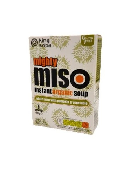 King Soba Sopa De Miso Con  Calabaza Y Verduras 6X10G