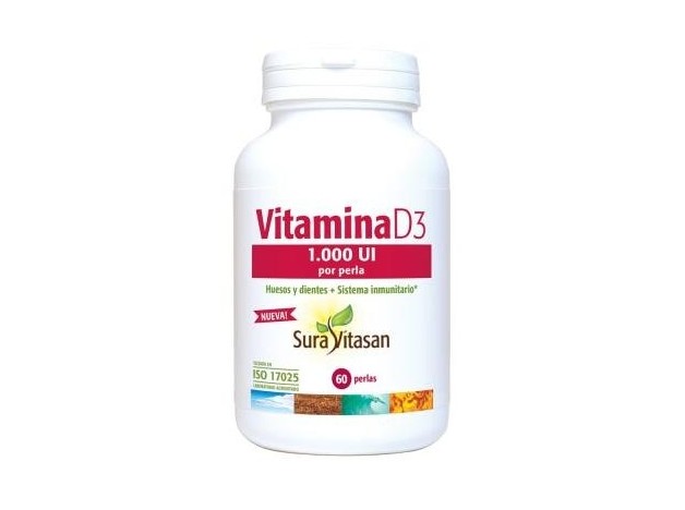 Sura Vitasan Vitamina D3 1.000Ui 120 Perlas
