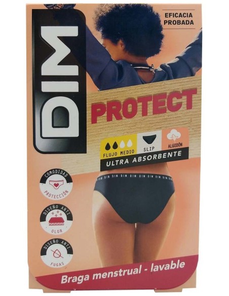 Dim Protect Braga Menstrual Lavable Flujo Medio Talla 40-42 1Ud