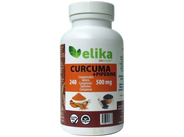 Elikafoods Cúrcuma + Piperine 240 Caps