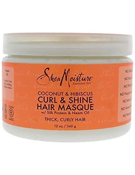 Shea Moisture Curl %26 Shine Mascarilla Capilar Coco Hibisco 340G