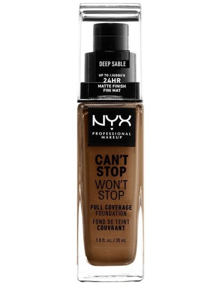 Can'T Stop Won'T Stop Full Coverage Foundation Deep Sable