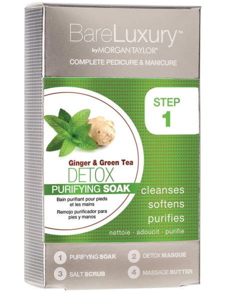 Bareluxury Kit Complete Pedicure %26 Manicure Ginger Green Tea