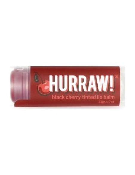 Hurraw Balsamo Labial Tintado Cereza Negra