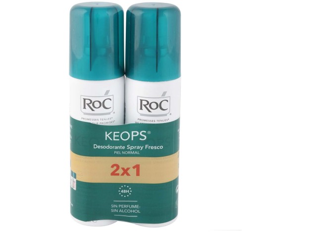 Pack Roc Keops Desodorante Spray Fresco, 2...